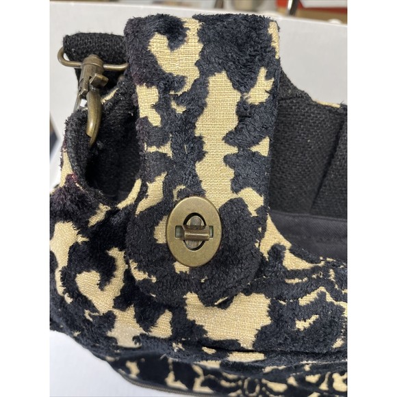 Cake by Petunia Pickle Embossed Black Velvet Diaper Bag Large - Picture 3 of 16